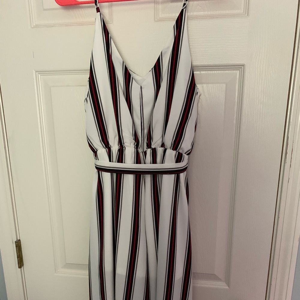 Striped jumpsuit